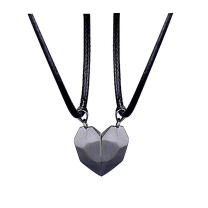 Magnet Necklace Love Heart Broken