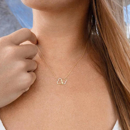 Double Heart Love Necklace