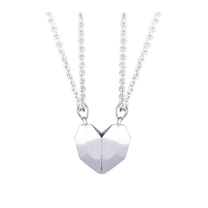 Magnet Necklace Love Heart Broken