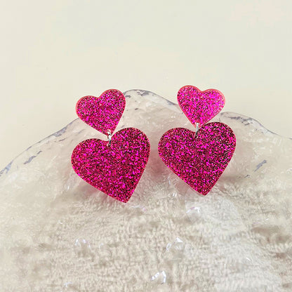 Acrylic Love Earrings Jewelry