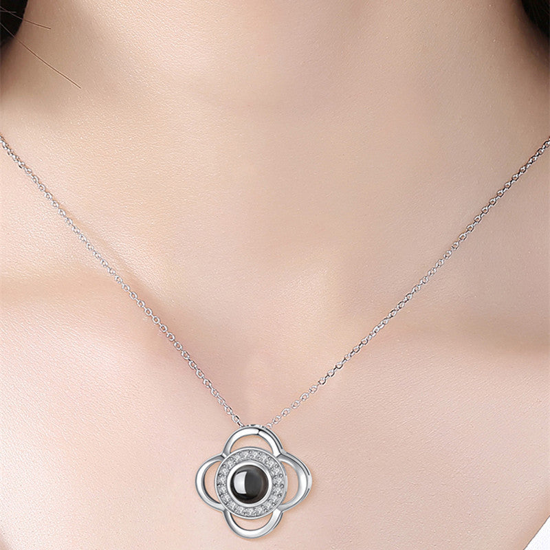 Rose Jewelry Gift Box Necklace