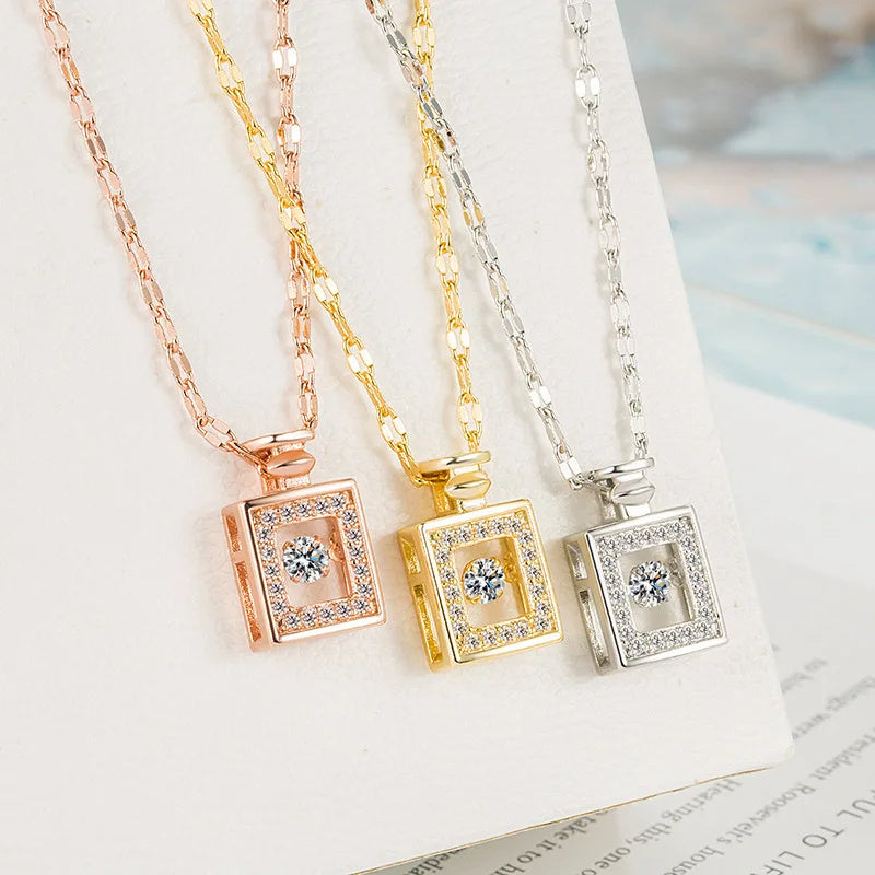 Perfume Bottle Pendant Jewelry Gift