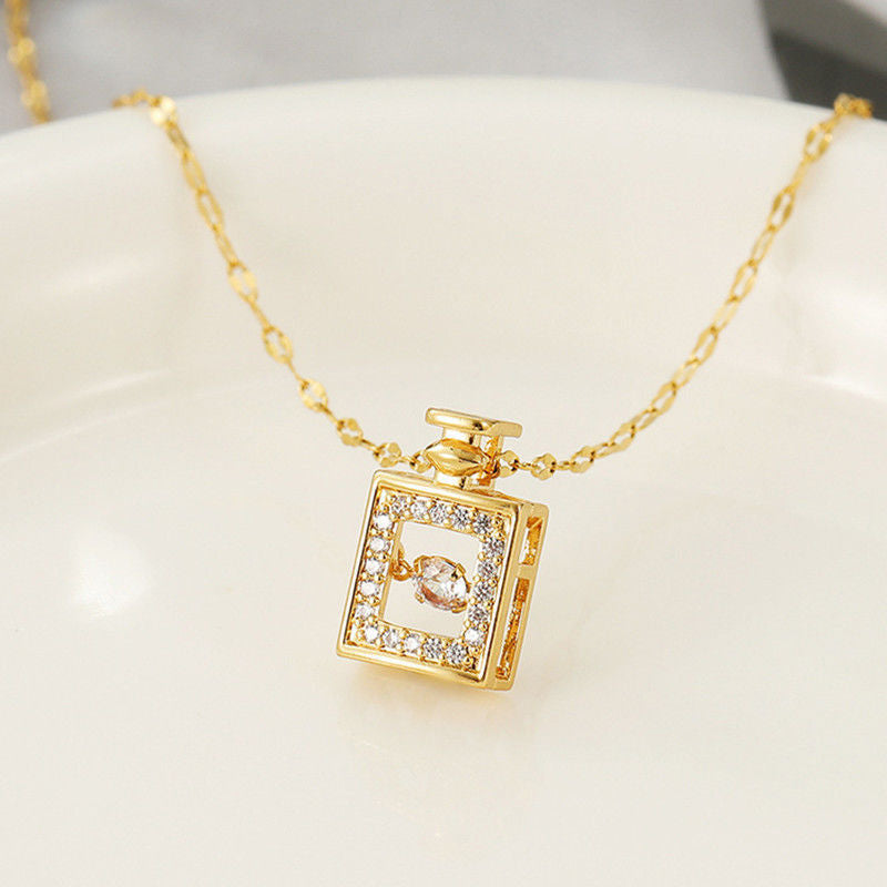 Perfume Bottle Pendant Jewelry Gift