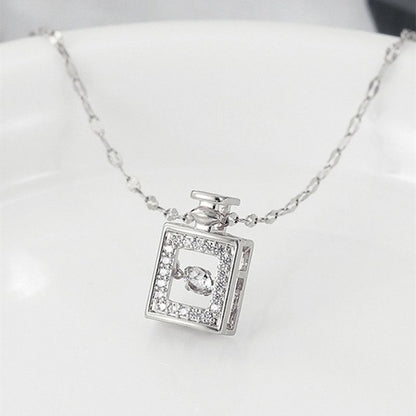 Perfume Bottle Pendant Jewelry Gift