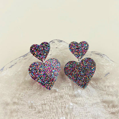 Acrylic Love Earrings Jewelry